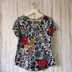 Loft Vintage Soft Floral T-shirt